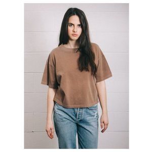 Filosofia Jade Crop Tee In Wheat - image 1